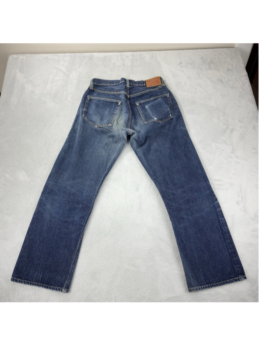 Sugar Cane 1947 Men's Size 30 W x 27 L Red Selvedge Button Fly Denim Jeans Japan - Picture 3 of 10